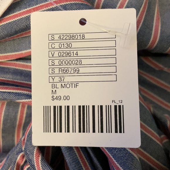 BDG Blue and Pink Striped Loose Dress - Picture 5 of 5